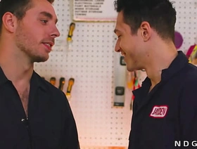 blithe colleagues anal roger at service station hot korean blithe porn