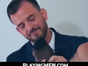 The pulsating cock of kinky businessman Marco Napoli is deeplythroated gay porn japan daddy